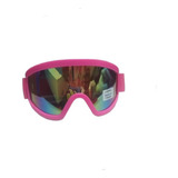 Lentes Googlees Motocross Y Táctico De Protección Color Rosa