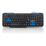 Teclado Gamer Multimídia Usb Preto Notebook Pc Abnt2