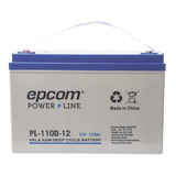 Acumulador Epcom 12vcd 110ah Tecnología Vrla Agm Pl-110-d12