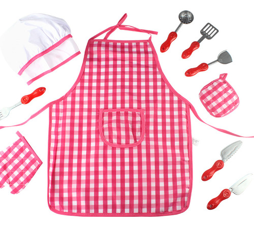 Delantal Infantil Pretend Play Kitchen Cookecake