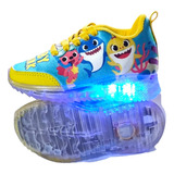Tenis Luces Leds Multicolor Baby Shark