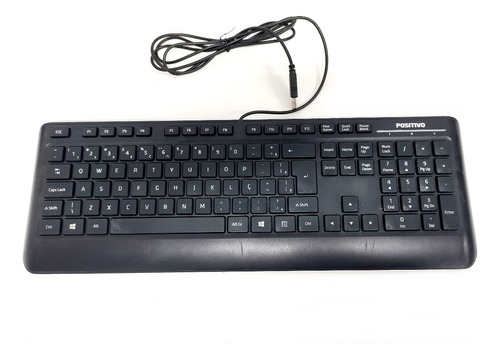 Teclado Usb Com Cabo Positivo Sk-6620 Preto Abnt2