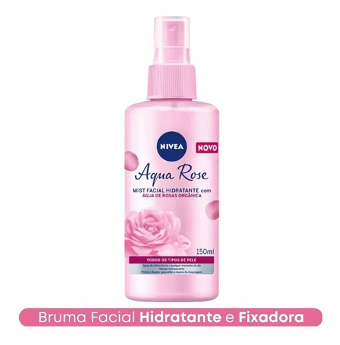 Bruma Hidratante Facial Mist Aqua Rose Nivea 150ml