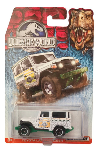 Toyota Land Cruiser Jurassic World Matchbox Original Sellado