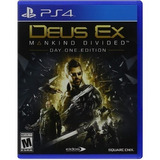 Deus Ex Mankind Divided Ps4 Fisico Usado