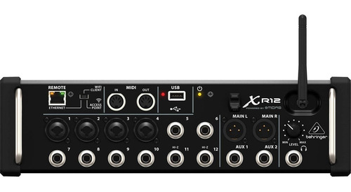 Mesa De Som Digital 12 Canais Wi-fi Usb X-air Xr12 Behringer