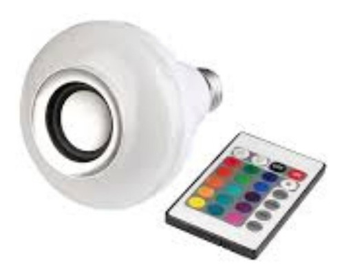 Lampada  Luz Led Rgb Festa Musical Bluetooth C/ Controle