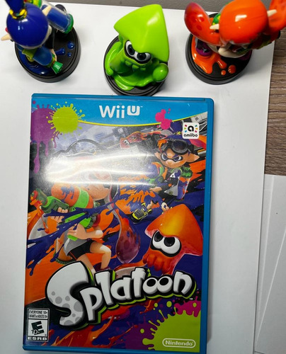 Splatoon Nintendo Wii U + 3 Figuritas