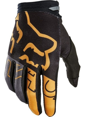 Guantes Moto Cross Enduro Fox 180 Skew Negro Solomototeam 