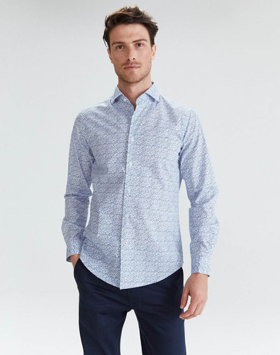 Camisa Simone, Hombre, Vestir, Slim Fit, Fantasía, Equus