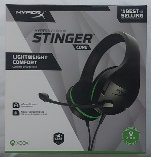 Headset Gamer Hyperx Cloud Stinger Para Xbox Com Fio