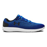 Tenis Ua Charged Pursuit Twist Entrenamiento Correr Azul Gym