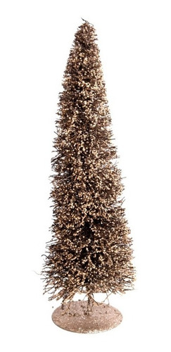 Arbol Navidad Pino Navideño Champagne Rattan Chico 60cm Deco