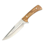 Cuchillo Muela Jabalí De 17 Cm. Con Mango De Madera De Olivo