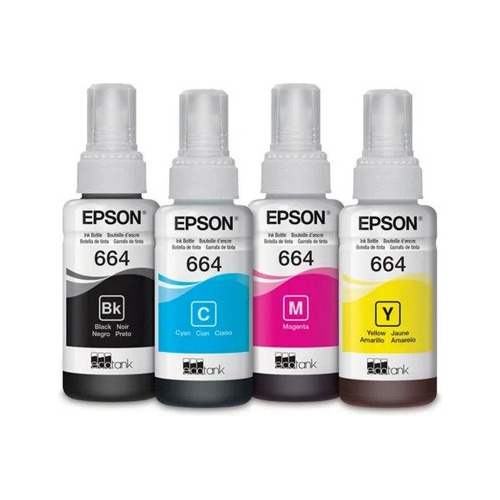 Kit 4 Pzas Epson T664 (110,120,210,220,310,350,355,395,455)