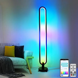 Lámpara De Piso Led App Inteligente, Rgb Habitación