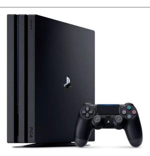 Ps4 Pro 1 Tb, Color Negro + Joystick Impecable