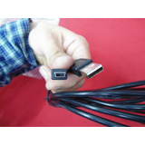 * Longaniza Games * Cable Ps3 Y Psp Carga Y Datos 3 Metros 