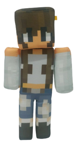 Boneco Dudaberud Streamers Pelúcia Minecraft - 30cm