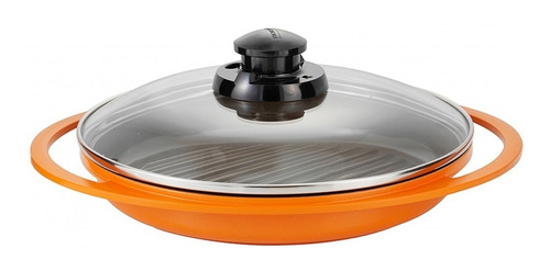 Roichen Olla Grill 26cm Naranja Natural Ceramica Isel