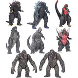 Godzilla Vs King Kong De Juguete 8 Piezas