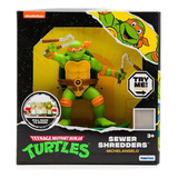 Muñeco Miguel Angel Vehículo Pullback Sewer Shredders Tmnt