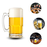 Vaso Para Cervezas En Vidrio De Estilo Rústico