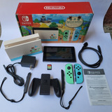 Nintendo Switch Animal Crossing Verde/azul + Juego