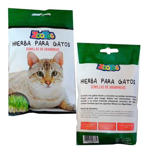 Hierba Zootec Gatos Semillas Gramineas