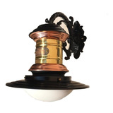 Arandela Lampião  Rio Antigo Com Bronze Fundido E Alumínio M