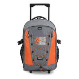 Chimola Mochila Carro 18 Pulgadas Fs49 Color Naranja Diseño De La Tela Liso