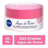 Gel Crema Facial Nivea Agua Rosas Con Ácido Hialurónico 50ml Tipo De Piel Mixta