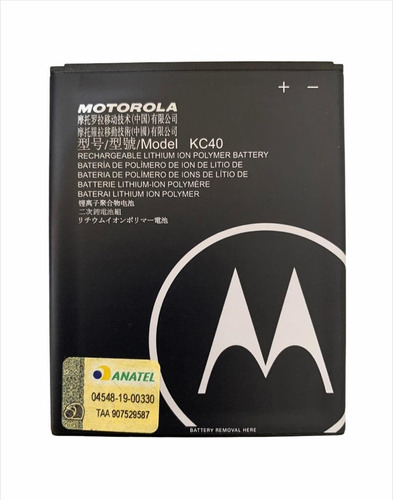 Bateria Kc40 Original  E6 Plus Xt2025 Motorola Nova