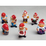 Brinquedo Antigo Kinder Ovo Ferrero Duende 7 Peças Anos 90