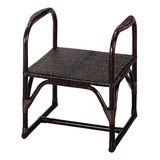 Yamasita Craft  Rattan Floor Chair With Arms