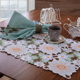 Caminho De Mesa Floral Atlanta 40x150cm Jolitex