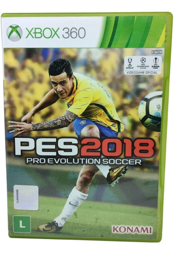 Pró Volution Soccer 2018 Xbox 360 Último Pes Lançado Pes 18