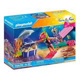 Playmobil Sunny 70678 Treasure Hunt Diver, Color Rosa