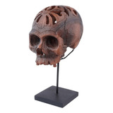 Estatua De Cráneo Humano Tallado Cabeza De Esqueleto
