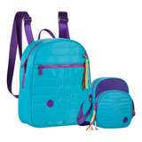 Kit Mini Mochila Bolsa Infantil Costas Luluca + Shoulder Bag