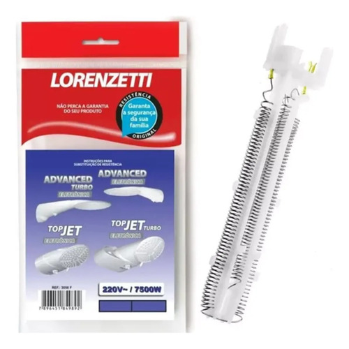 Resistência Advanced Lorenzetti 220v 7500w 3056f