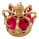 Tiara 3d Con Corona De Princesa (gd-r), Diseño De Rosa Artif
