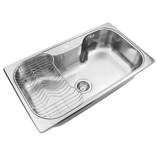 Bacha Cocina Johnson Luxor Si85 + Escurrido