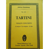 Tartini Giuseppe Violin + String Orchestra A Major Partitura