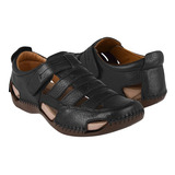 Huaraches Dama Lobo Solo 1943 Piel Negro