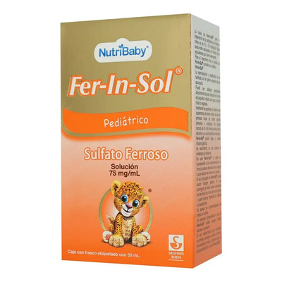 Multivitamínico Pediátrico Fer-in-sol En Gotas 50 Ml Sabor Sin Sabor | Envío gratis