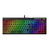 Teclado Gamer Hyperx Alloy Elite 2 Qwerty Inglés Us Color Negro Con Luz Rgb