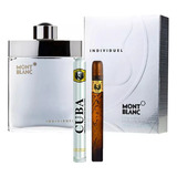 Montblanc Individuel 75ml Caballero+perfume Cuba 35ml