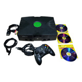 Xbox 1 Clássico Com Jogos E Chip Funcionando 100% Completo!!!! X1