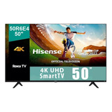 Pantalla Hisense Inteligente 50 PuLG Roku Led 4k 50r6e4 